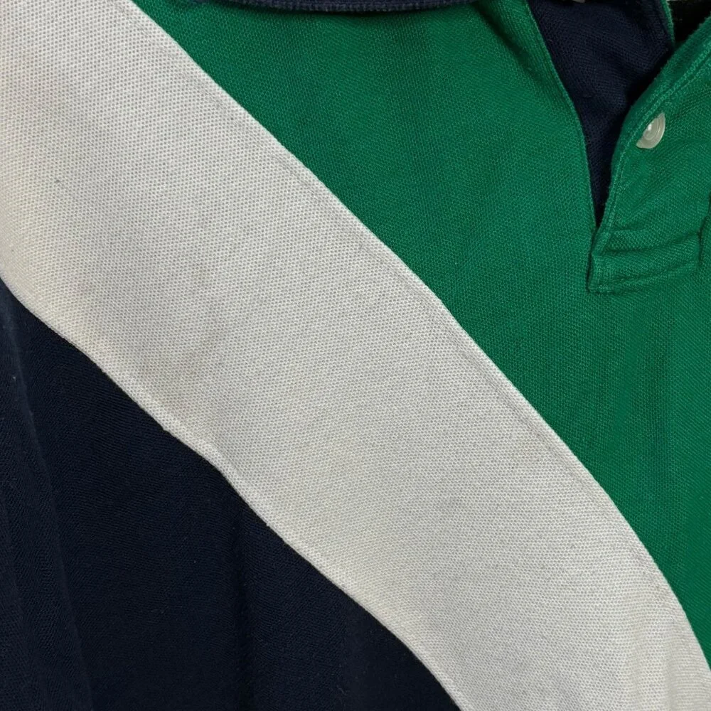 Polo Ralph Lauren Polo Shirt Embroidered Big Pony XL Stripe Luxe Golf Preppy